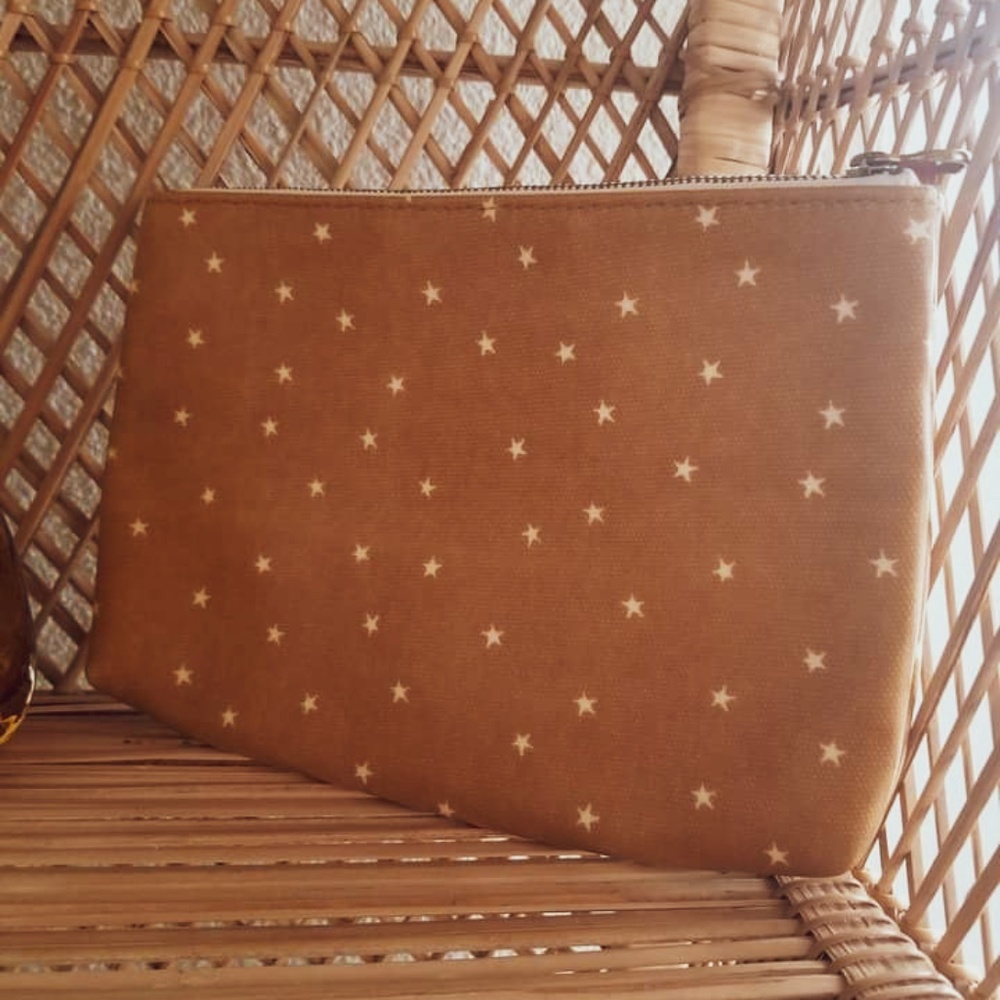 Madewell Star Print Clutch